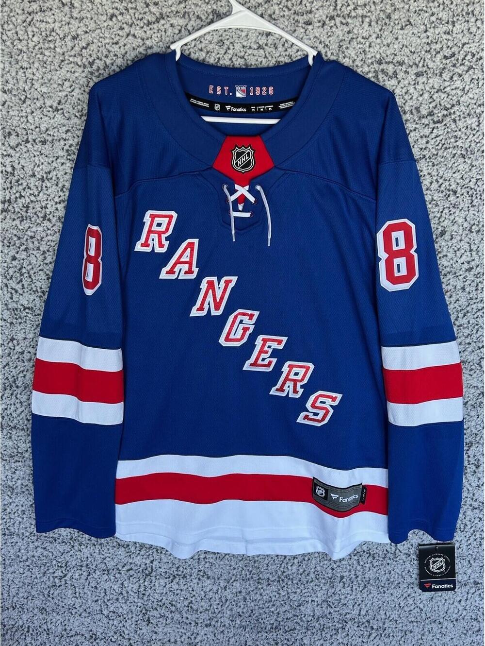J.T. Miller New York Rangers Fanatics Home Breakaway Jersey - Blue Men's Sz Med